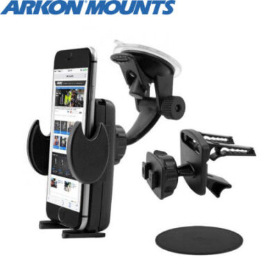 Arkon Mega Grip SM410 Universal Windscreen / Vent and Dash Mount Kit