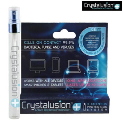 Crystalusion Plus Active Anti-Bacterial Screen Protection Solution