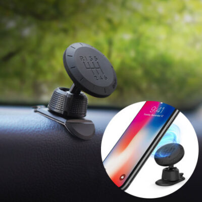 Ringke Gear Flexi Compact 360° Magnetic Car Mount Phone Holder – Black
