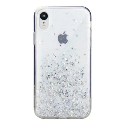 SwitchEasy Starfield iPhone XR Glitter Case – Clear