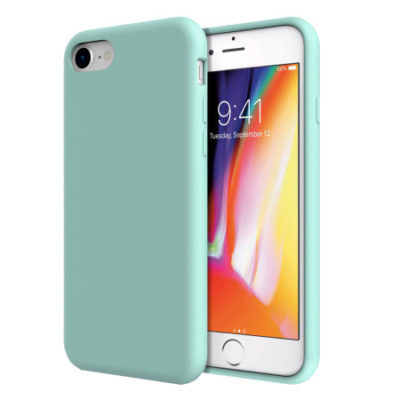 Olixar iPhone 8 / 7 Soft Silicone Case – Pastel Green