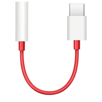 Official OnePlus Type-C To 3.5mm Audio Adapter – Red