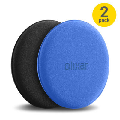 Olixar Microfibre Soft Cleaning Pads – 2 Pack – Black & Blue