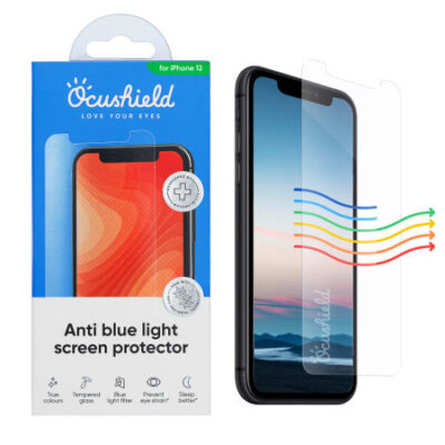 Ocushield iPhone 12 Anti-Blue Light Glass Screen Protector