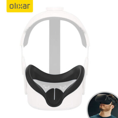 Olixar Oculus Quest 2 Silicone VR Face Cover – Black