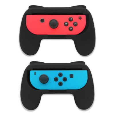 Olixar Nintendo Switch OLED Non-Slip Joy-Con Grips – 2 Pack – Black