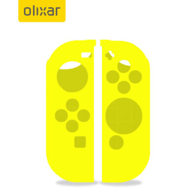 Olixar Silicone Switch OLED Joy-Con Controller Covers – 2 Pack- Yellow
