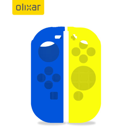Olixar Silicone Switch OLED Joy-Con Controller Covers – Yellow