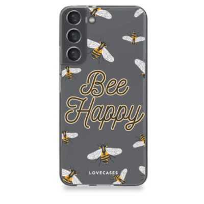 LoveCases Gel Bee Happy Case – For Samsung Galaxy S22 Plus