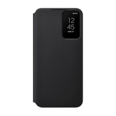 Official Samsung Smart View Flip Black Case – For Samsung Galaxy S22 Plus