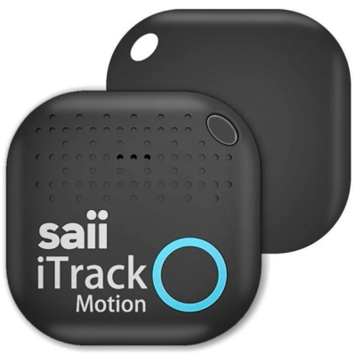 SAII ITRACK MOTION ALARM SMART KEY FINDER (OPEN-BOX SATISFACTORY) – BLACK