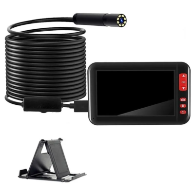 WATERPROOF HD ENDOSCOPE CAMERA WITH LCD DISPLAY & HOLDER