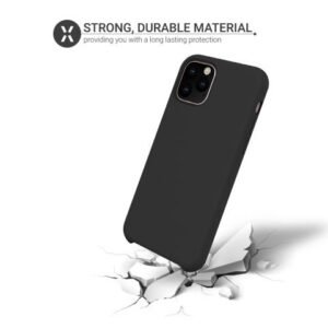 Olixar Soft Silicone iPhone 11 Pro Case - Black - Image 3