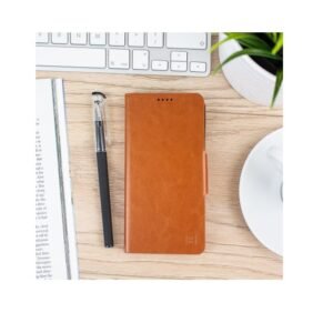 Olixar Leather-Style iPhone 11 Pro Wallet Stand Case - Brown - Image 4