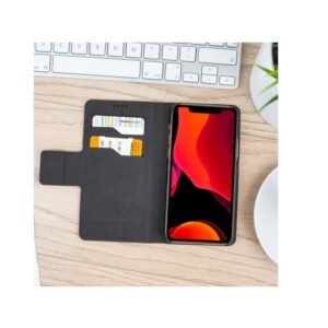 Olixar Leather-Style iPhone 11 Pro Wallet Stand Case - Brown - Image 3