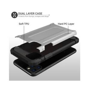 Olixar Delta Armour Protective iPhone 11 Pro Case - Silver - Image 3