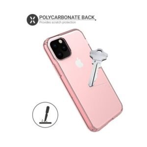 Olixar ExoShield Tough Snap-on iPhone 11 Pro Case - Rose Gold / Clear - Image 4