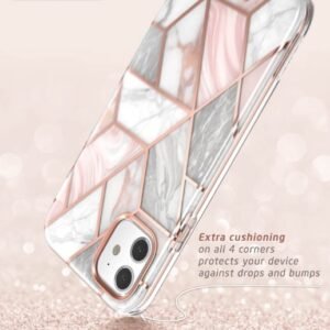 i-Blason Cosmo iPhone 11 Pro Slim Case & Screen Protector - Marble - Image 3