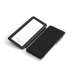 Ted Baker Elderflower iPhone 11 Pro Folio Case - Black / Silver - Image 4