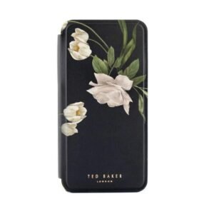 Ted Baker Elderflower iPhone 11 Pro Folio Case - Black / Silver - Image 2