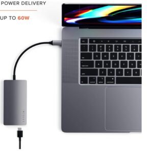 Satechi USB-C Aluminium Multi-Port 4K HDMI Adapter & Hub - Space Grey - Image 4
