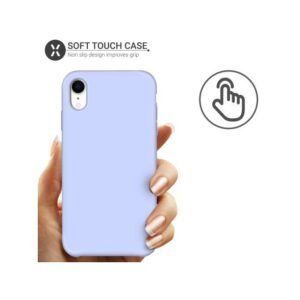 Olixar iPhone XR Soft Silicone Case - Lilac - Image 4