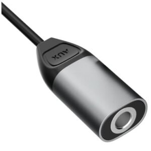 Dudao Lightning To 3.5mm Headphone Jack Adapter - Grey - Image 4