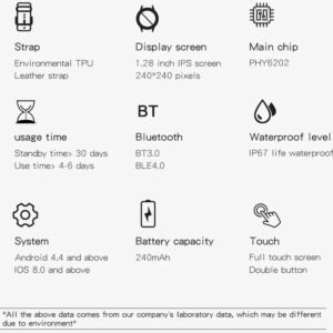 Lemonda Smart E12 Waterproof Smartwatch - Image 3