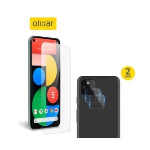Olixar Google Pixel 5 Glass Screen Protector & 2 Pack Camera Protector - Image 4