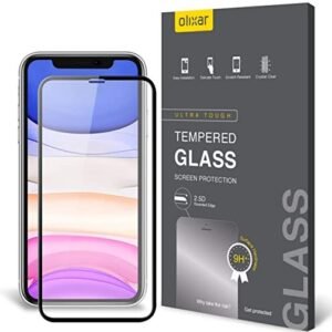 Olixar iPhone XR Anti-Blue Ray Tempered Glass Screen Protector - Image 3