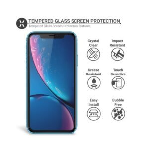 Olixar iPhone XR Case Compatible Glass Screen Protector - Image 3