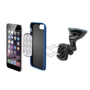 Scosche Magic Mount Magnetic Car Dash/Window & Desk Phone Holder - Black - Image 4