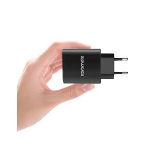 Promate 3-in-1 Charging Kit With USB-C Cable, Car Charger & EU Plug - Image 3