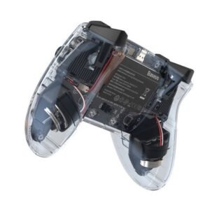 Baseus Motion Sensing Vibrating Transparent Wireless Gamepad - Black - Image 3
