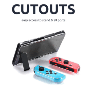 Olixar Nintendo Switch OLED Protective Tough Case - 100% Clear - Image 3