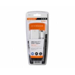 Vivanco USB-C To HDMI 4K 60Hz Adapter - White - Image 3