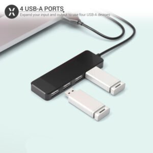 Olixar Compact 4-Port USB 3.0 Extender Hub For Laptop & PC - Image 3