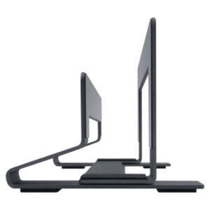Macally Universal Vertical Laptop Stand 13"-17" - Space Grey - Image 3