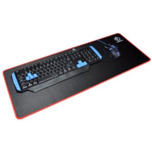 Rebeltec Ultra Glide Non-Slip Universal Keyboard & Mouse Mat - Black - Image 3