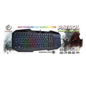 Rebeltec Patrol Wired Gaming Keyboard With Backlight - Black - Image 3