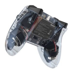 Baseus Motion Sensing Vibrating Transparent Wireless Gamepad - Black - Image 3