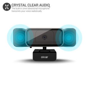 Olixar HD Universal USB Webcam With Microphone - Black - Image 3