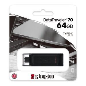 Kingston DT70 64GB USB-C Pendrive - Black - Image 3