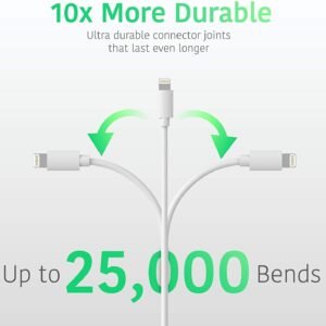 TalkWorks iPhone Charger Lightning Cable 10ft Long - Image 3